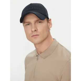 Czapka z daszkiem Calvin Klein K50K511987 Granatowy - Czapki męskie - miniaturka - grafika 1