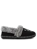 Kapcie damskie - Skechers Kapcie Meow Pajamas 33355/BLK Czarny - miniaturka - grafika 1