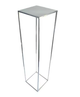 Kwietnik  loft 100 cm  srebrny met 363 - Kwietniki - miniaturka - grafika 1
