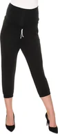 Spodnie ciążowe - PeeKaBoo Damskie spodnie ciążowe Sairu Black L/XL - miniaturka - grafika 1