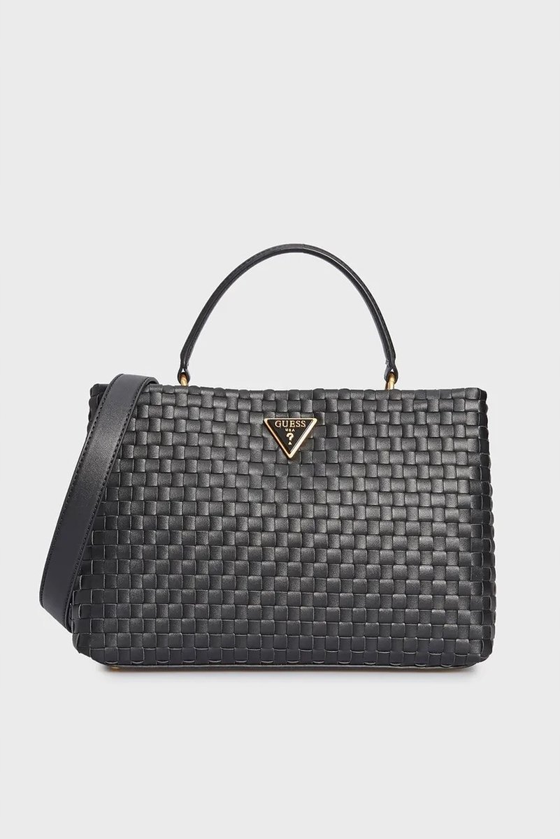 GUESS KUFERKOWA TOREBKA DAMSKA CZARNA WARKOCZOWA 31x21x11 2GŁA