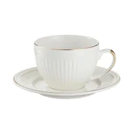 Filiżanki - Filiżanka do kawy herbaty 180 ml porcelanowa EUNICE - miniaturka - grafika 1