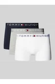 Majtki damskie - Bokserki z elastycznym paskiem z logo w zestawie 3 szt. - Tommy Hilfiger - miniaturka - grafika 1