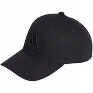 Czapki i chusty sportowe męskie - Czapka z daszkiem młodzieżowa adidas Big Tonal Logo Baseball OSFY czarna HZ - miniaturka - grafika 1