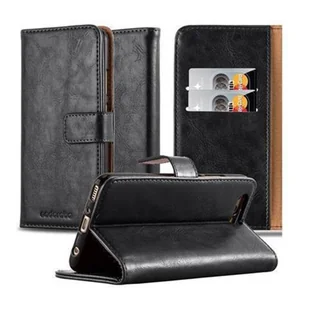 Etui Do Huawei P10 w Pokrowiec CZARNY GRAFIT Magnet Obudowa Ochronny Case Cover Cadorabo - Etui i futerały do telefonów - miniaturka - grafika 1