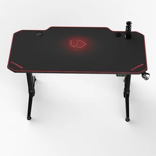 ULTRADESK Biurko dla gracza LEVEL RED, 140x66cm, 72-124cm, elektrycznie regulowana wysokość - Biurka gamingowe - miniaturka - grafika 8