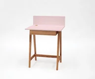 Biurka - Biurko RAGABA LUKA, brązowo-różowa, 75x65x50 cm - miniaturka - grafika 1
