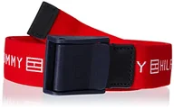 Paski - Tommy Hilfiger Unisex dziecięcy pasek na rękę, Deep Crimson Corporate, L-XL - miniaturka - grafika 1