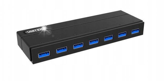 HUB USB Unitek Y-3184 hub aktywny 7x USB 3.0 z zasilaczem