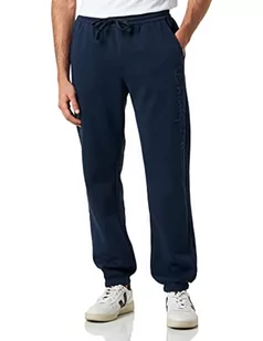 Champion Męskie spodnie treningowe Rochester 1919 Logo Fleece Elastic Cuff, granatowe (Eco-Future), L, granatowy (Eco-future), L - Spodenki męskie - miniaturka - grafika 1