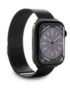 Akcesoria do smartwatchy - Pasek do Apple Watch 38-41mm Puro Milanese Magnetic Band - czarny - miniaturka - grafika 1