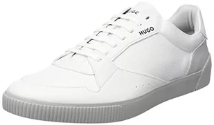 HUGO Męskie sneakersy Zero_Tenn_purp, White100, 41 EU - Sneakersy męskie - miniaturka - grafika 1