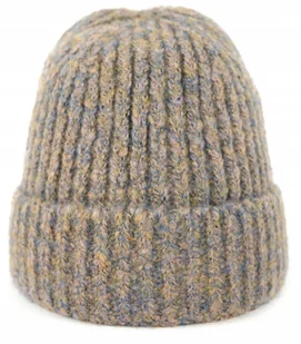 Szaleo GRUBA czapka Melange beanie cz22261-1 - Czapki damskie - miniaturka - grafika 1