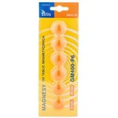Akcesoria do tablic - Tetis Magnesy 20mm blister 6szt pomarańczowe GM400 GM400-P6 - miniaturka - grafika 1