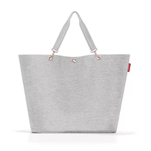 Reisenthel Shopper przestronna torba na zakupy i elegancka torebka w jednym z wodoodpornego materiału, Twist Sky Rose, XL, nowoczesny ZU1035 - Torebki damskie - miniaturka - grafika 1