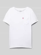 Koszulki dla chłopców - T-shirt z kieszenią na piersi - miniaturka - grafika 1