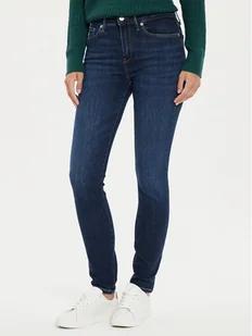 Tommy Hilfiger Jeansy Como WW0WW42485 Granatowy Skinny Fit - Spodnie damskie - miniaturka - grafika 1