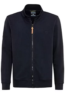 camel active Męska kurtka z dzianiny 409425/8W01, niebieski (Night Blue), M - Kurtki męskie - miniaturka - grafika 1