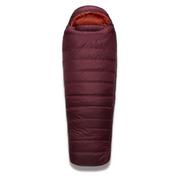 Śpiwory - Rab Rab Ascent 900 Sleeping Bag Regular Women, czerwony Left Zipper 2022 Śpiwory QSD-40-DEH-REG-LZ - miniaturka - grafika 1