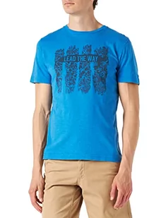 Camel Active T-Shirt Męski 409745/7T57, Niebieski Strong Blue, M - Koszulki męskie - miniaturka - grafika 1