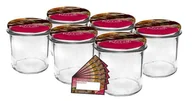 Pozostałe akcesoria kuchenne - Słój szklany na przetwory 346 ml 6 sztuk - miniaturka - grafika 1