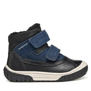 Kozaki Geox B Omar Wpf B462DC 04322 C4429 M Granatowy - Buty dla chłopców - miniaturka - grafika 1
