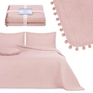 Narzuty - AmeliaHome narzuta na łóżko MEADORE pudrowy róż 240x260 - miniaturka - grafika 1