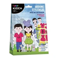 Zabawki kreatywne - Modowe stylizacje 80 naklejek KIDEA - DERFORM - miniaturka - grafika 1