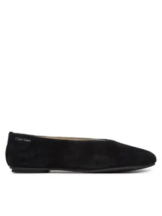 Calvin Klein Baleriny Ballerina Round Hw Sue HW0HW02565 Czarny - Baleriny - miniaturka - grafika 1
