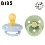Smoczki uspokajające - Bibs Colour 2-Pack Baby Blue & Pistachio S Smoczek Uspokajający Kauczuk Hevea - miniaturka - grafika 1