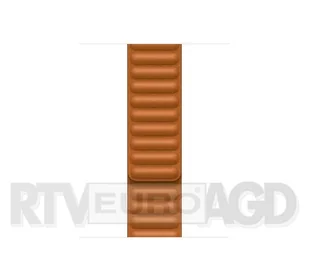 Apple ML7L3ZM/A Pasek z karbowanej skóry w kolorze złocistego brązu do koperty 41 mm - rozmiar M/L - Kup na Raty - - Akcesoria do zegarków - miniaturka - grafika 1