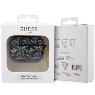 Guess GUAPPGCE4CK AirPods Pro cover czarny/black GCube Charm - Akcesoria do słuchawek - miniaturka - grafika 3