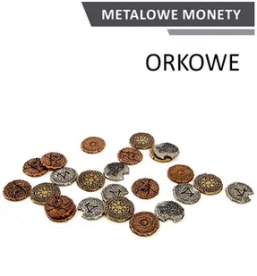 Rebel Metalowe Monety Orkowe zestaw 24 monet) - Akcesoria do gier planszowych - miniaturka - grafika 1