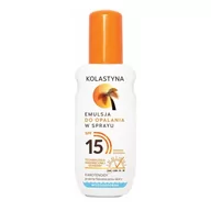 Balsamy i kremy do opalania - Kolastyna Opalanie Emulsja do opalania SPF15 150ml - miniaturka - grafika 1