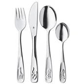 Sztućce dla dzieci - WMF Sztućce dziecięce Tiere 4 el. 1280056040 - miniaturka - grafika 1