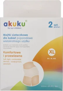 Akuku Majtki siateczkowe wielorazowe XL - Bielizna lecznicza - miniaturka - grafika 6