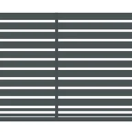 Ogrodzenia - Polbram Brama przesuwna bez przeciwwagi Tinos 4x1,56 m prawa antracytowa automat - miniaturka - grafika 1