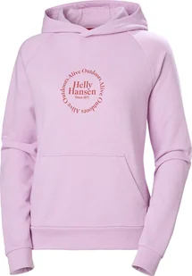Helly Hansen damska bluza z kapturem W CORE GRAPHIC HOODIE 54239 052 M - Bluzy damskie - miniaturka - grafika 1