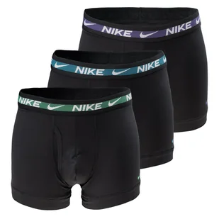 Męskie Bokserki NIKE TRUNK 3PK 0000KE11522NV – Czarny - Majtki męskie - miniaturka - grafika 1