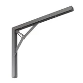 Zawiasy, okucia i inne akcesoria - Wspornik składany WSZ 400 srebrny VELANO - miniaturka - grafika 1