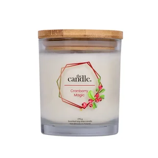 Świeca zapachowa z wosku sojowego Cranberry Magic 650g  the candle. - Świece - miniaturka - grafika 1