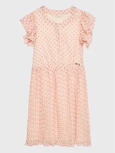 Guess Sukienka codzienna J3GK25 WA2T0 Beżowy Regular Fit - Sukienki i spódniczki dla dziewczynek - miniaturka - grafika 1