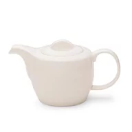 Dzbanki i imbryki - DZBANEK DO HERBATY KAWY IVORY 740ml PORCELANA KREMOWA - miniaturka - grafika 1