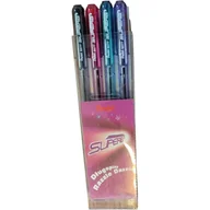 Długopisy - Długopis BK77 SUPERB niebieski 4 sztuki w etiu mix obudów BK77RD PENTEL - miniaturka - grafika 1