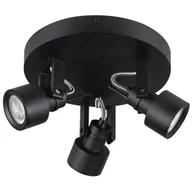 Lampy sufitowe - Plafon sufitowy KANLUX Sonda II EL-3O B Czarny - miniaturka - grafika 1