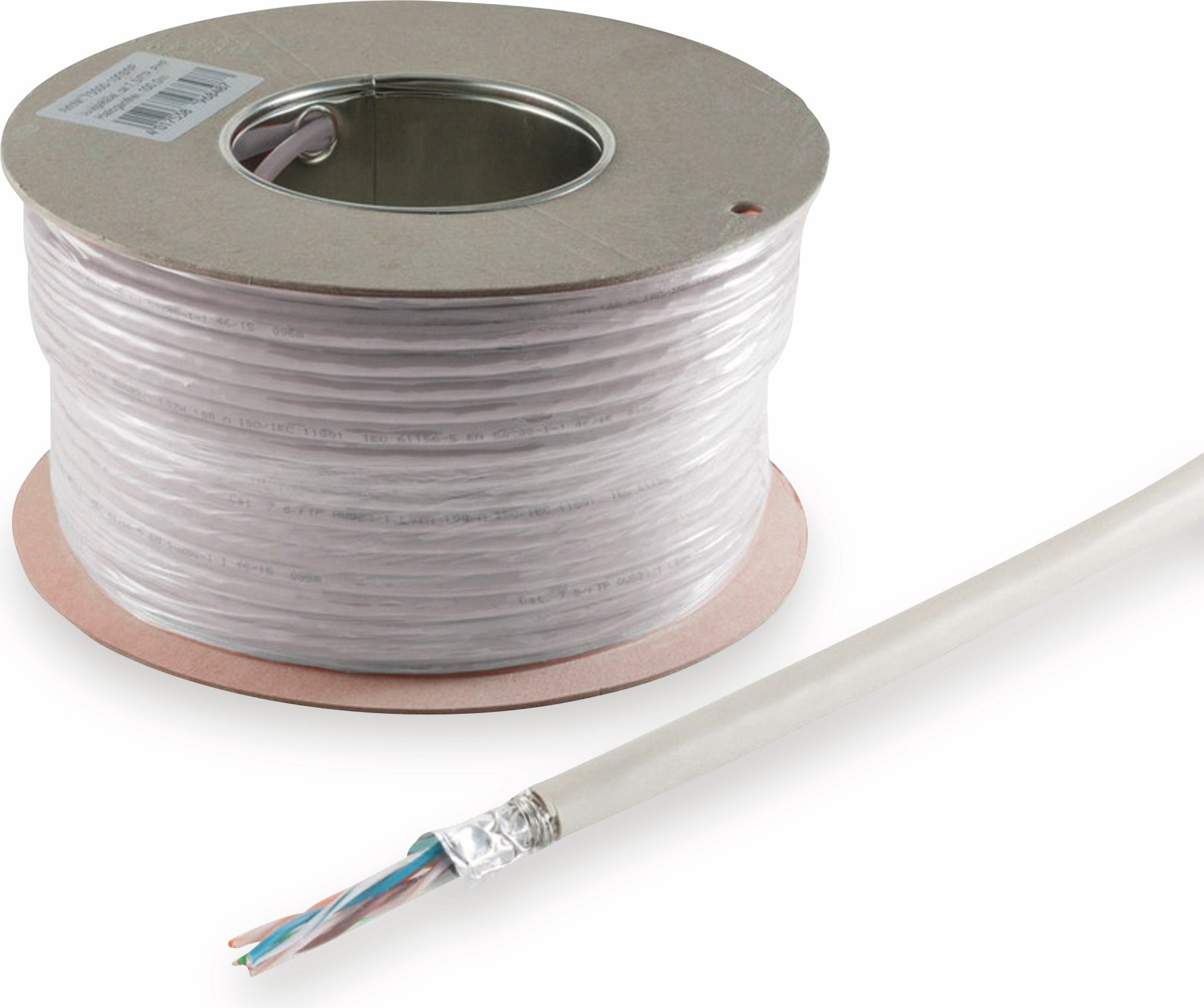 Kabel sieciowy S/CONN o maksymalnej łączności Kabel instalacyjny LAN, kat. 5e, F/UTP, sztywna żyła wewnętrzna, 50,0 m (75210-50S)