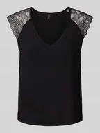 Koszulki i topy damskie - T-shirt o kroju regular fit z krótkim rękawem model ‘PETRA’ - miniaturka - grafika 1