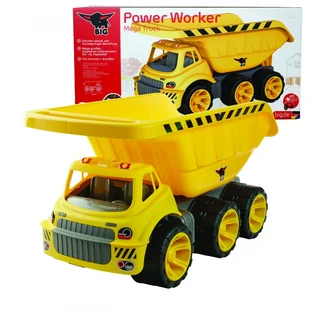 BIG Mega Wywrotka Power Worker - Samochody i pojazdy dla dzieci - miniaturka - grafika 1