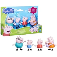 Figurki dla dzieci - Zestaw figurek HASBRO Świnka Peppa Family Pack G05065L0 - miniaturka - grafika 1