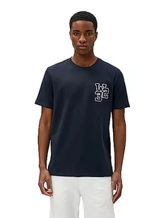 Koton Varsity Embroidered Crew Neck Short Sleeve T-Shirt męski, Granatowy (704), M - Koszulki męskie - miniaturka - grafika 1
